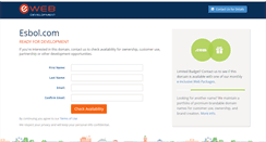 Desktop Screenshot of esbol.com